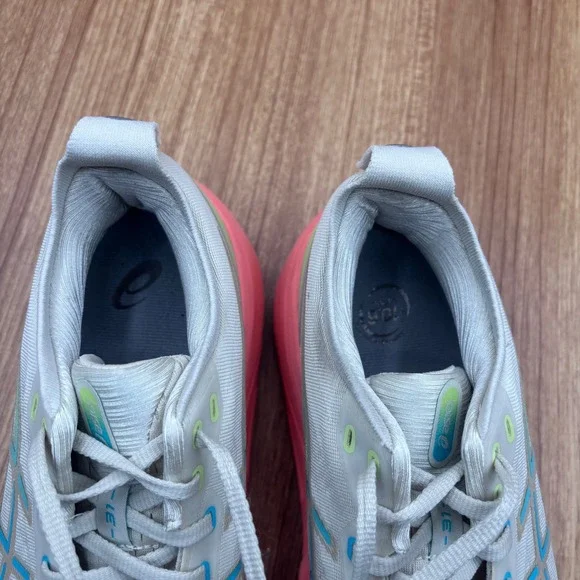 Asics Gel-Kayano 31 Running Shoes Birch Energy Aqua Womens Size 10 1012B670 - Picture 7 of 8